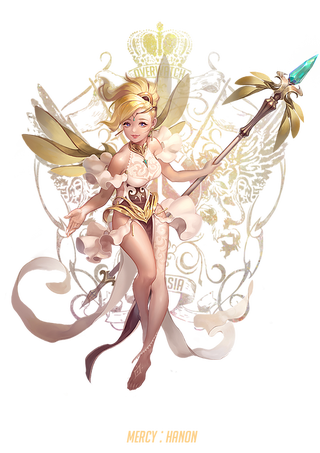 Illustration for article titled Overwatch Characters As Fantasy Heroes